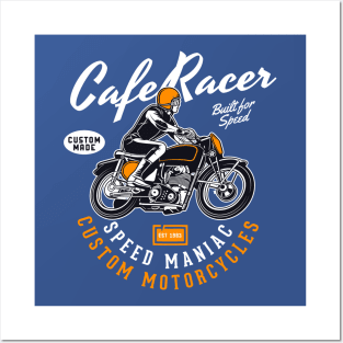 Cafe Racer Custom Motorcycles Posters and Art